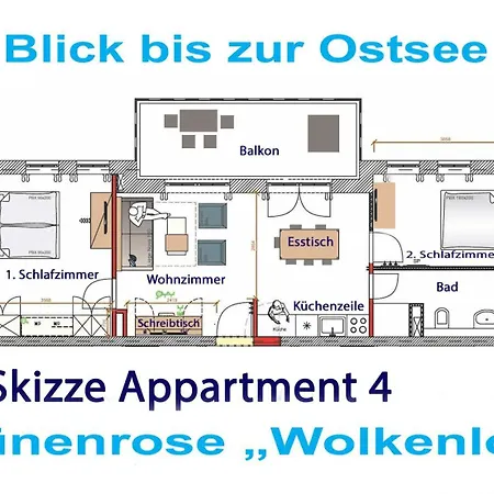 Duenenrose Wolkenlos